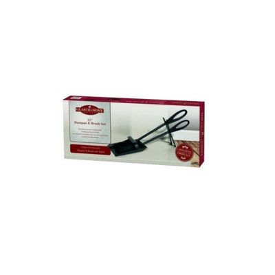 Hearth and Home Fireside Dustpan And Brush Set Black (15in) DIY at B&Q