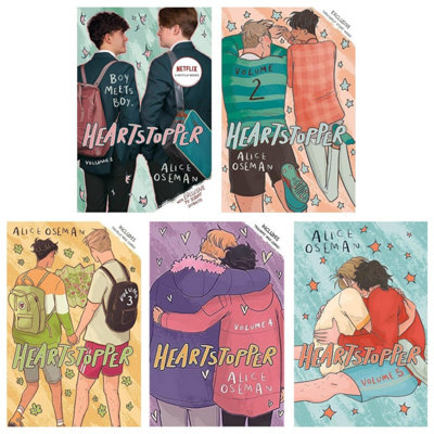 Heartstopper Series by Alice Oseman 5 Books Collection Set