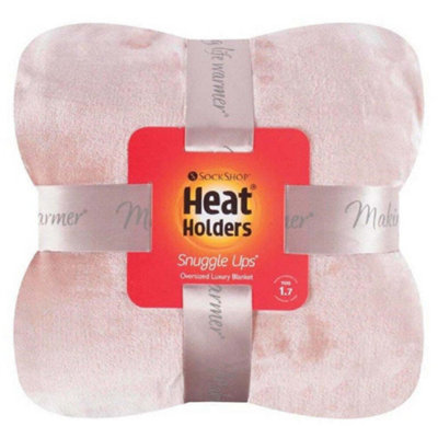 Heat Holders Blanket Pink (One Size) DIY at B&Q