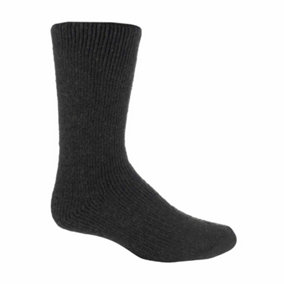 Heat Holders - Mens 2.7 TOG Short Wool Socks 6-11 Grey
