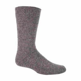 Heat Holders - Mens 2.7 TOG Short Wool Socks 6-11 Grey