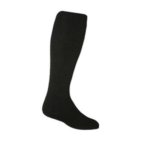 Heat Holders - Mens Extra Long Thermal Knee High Socks 6-11 Black