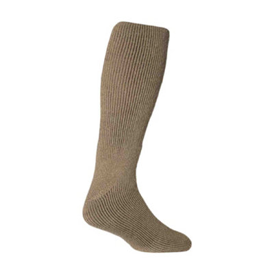 Heat Holders - Mens Extra Long Thermal Knee High Socks 6-11 Brown