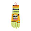 Heat Holders - Mens Hi-Vis Reflective Outdoor Thermal Gloves L/XL Yellow