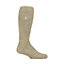 Heat Holders - Mens Long Merino Wool Thermal Socks 6-11 Beige