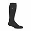 Heat Holders - Mens Long Merino Wool Thermal Socks 6-11 Black