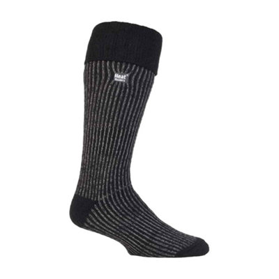 Heat Holders Mens Sock Black - Size 6-11