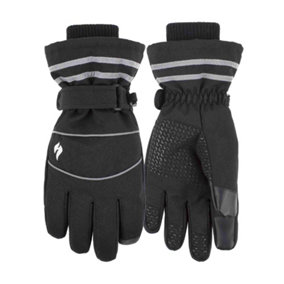 Heat Holders Mens Workforce Touchscreen Gloves L/XL Black