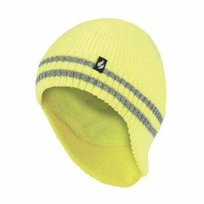 Heat Holders - Reflective Expedition Hat with Drop Neck Yellow