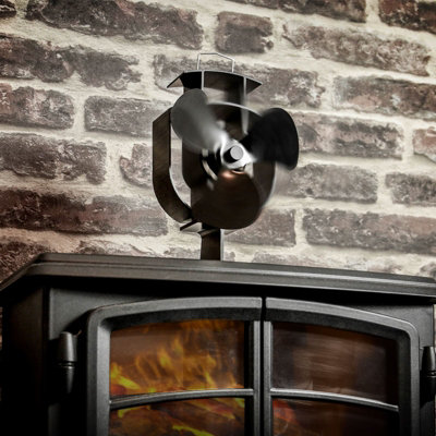 Heat Powered 3 Blade Stove Fan