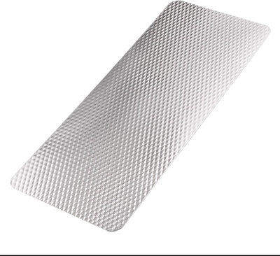 Heat Resistant Kitchen Mat - Worktop Surface Protector & Chopping Board with Dimpled Metal to Disperse Heat - Measures 50 x 21cm