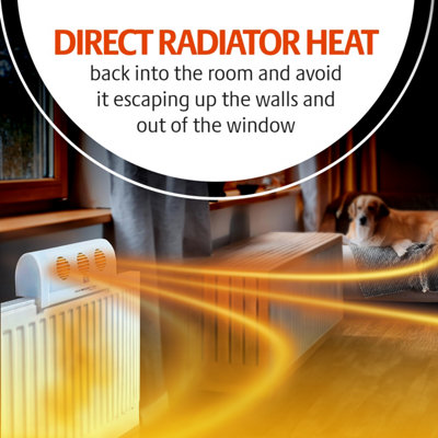 HeatBoost Pro Radiator Fan Heat Circulator with Auto Mode ...