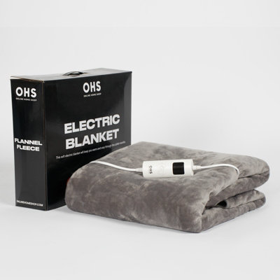 Heated Throw Electric Over Blanket Fleece Soft Warm Digital Fast Heat 9 Settings - 3