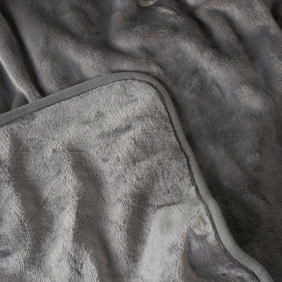 Heated Throw Electric Over Blanket Fleece Soft Warm Digital Fast Heat 9 Settings - 5