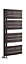 Heated Towel Rail with Curved Panels - 1706 BTU - 1080mm x 550mm - Anthracite - Balterley