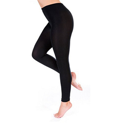 Winter leggings cotton black