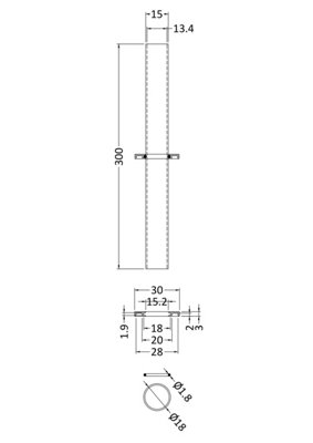 Heating Accessories Decorative Chrome Pipes - Chrome - Balterley