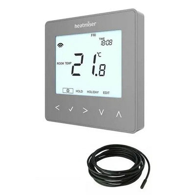 Heatmiser neoStat-E Programmable Thermostat, compact wall unit with app ...