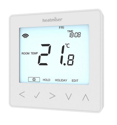 Heatmiser NeoStat-E V2 Electric Floor Heating Thermostat - White