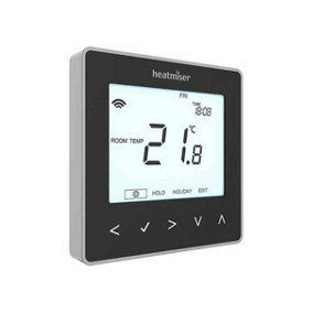 Heatmiser neoStat V2 Black Programmable Thermostat 230V