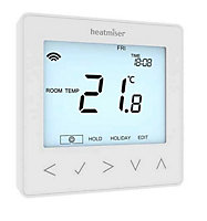 Heatmiser NeoStat Wifi NeoWifi Series Smart Programmable Room Thermostat White