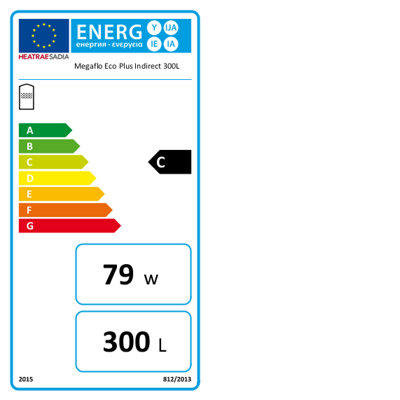 Heatrae Sadia Megaflo Eco Plus 300 Litre Indirect Unvented Cylinder  95050711 | DIY at Bu0026Q