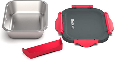 HeatsBox Style+ Smart Electric Lunch Box, Food Heater, Portable Microwave  Alternative - Plug to Heat
