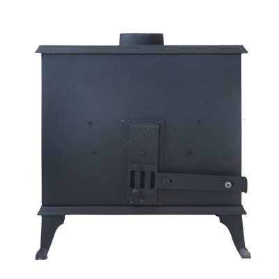 HEATSURE Cast Iron Woodburning Multifuel Stove Fireplace Heat Warm Indoor 10KW