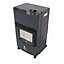Heatsure Gas Heater Indoor Portable Winter Office Home Regulator & Hose 4.2Kw Anti Tilt Adjustable Settings On Wheels