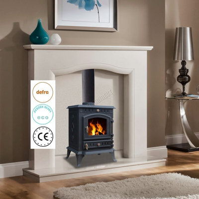 HEATSURE Wood Burner Stoves Multi-fuel Fireplace Woodburning
