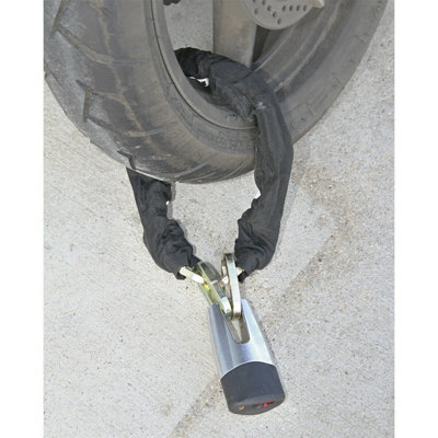 Heavy-Duty 10.5mm Motorcycle Chain and Disc Lock with 4 STAR ART ...