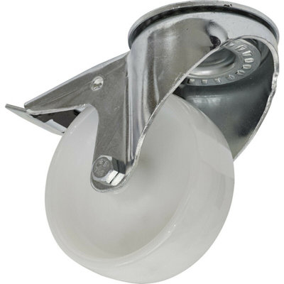 Heavy-Duty 100mm Swivel Castor Wheel with Total Lock Brakes