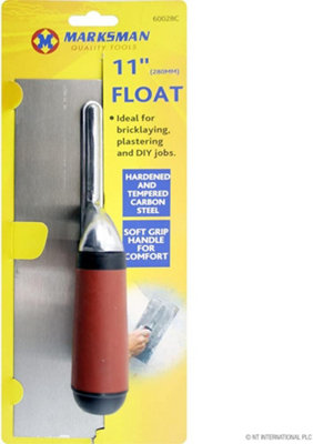 Heavy Duty 11 Inch Float Soft Grip Plastering Bricklaying Diy Hand Tool