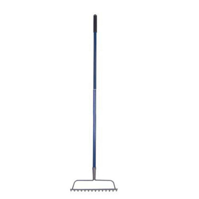 Heavy Duty 1400mm Garden Lawn Leaf Rake Garden Leaves Patio Ground Tool