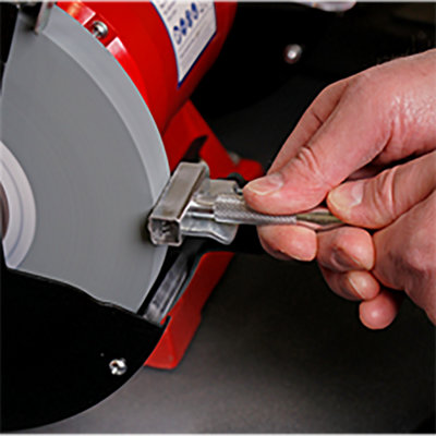 Heavy-Duty 150mm Bench Grinder with Wire Wheel 450W/230V with Diamond Dresser and PPE Safety Kit included