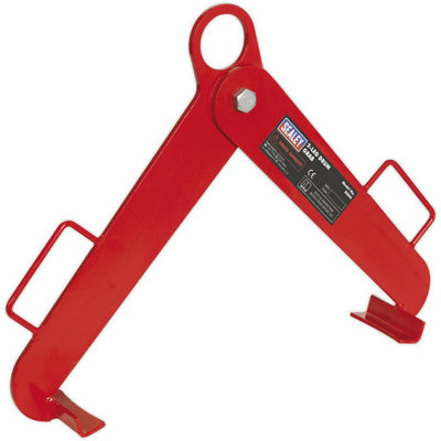 Heavy Duty 2-Leg 205L Drum Grab for Overhead Hoisting - 500kg Capacity