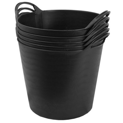 Heavy Duty 26 Litre Flexi Tub / Trug - PACK OF 5