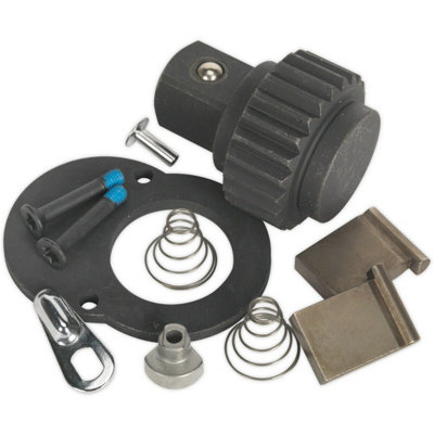 Heavy-Duty 3/4 Inch Square Drive Repair Kit for Extendable Ratchet Wrench