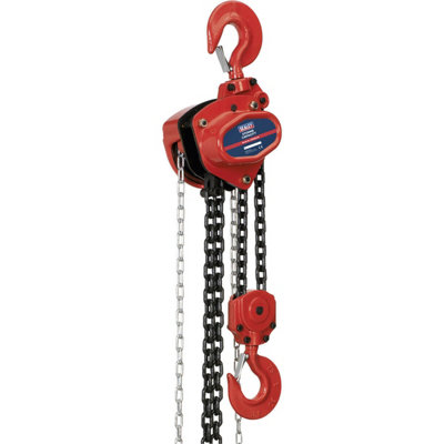 Heavy-Duty 3 Tonne Chain Block with Mechanical Load Brake and Hardened Alloy Chains