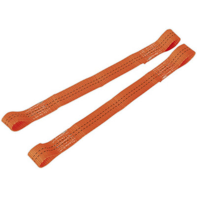 Heavy-Duty 35mm x 450mm Tie Down Securing Loops for Motorcycles and Offset Loads - 2000KG Capacity
