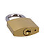 Heavy Duty 38mm Iron Brass Coated Padlock Security Lock Secure 3 Keys 12pk