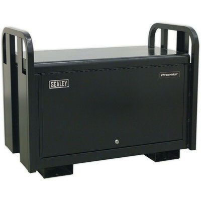 Heavy Duty 5 Drawer Jobsite Tool Box with Lock and Gas Struts - 915mm x 505mm x 705mm