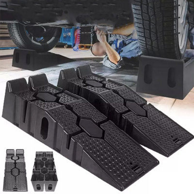 Heavy Duty 5 Ton Low Rise Car & Van Ramps Plastic Strong & Heavy Duty ...