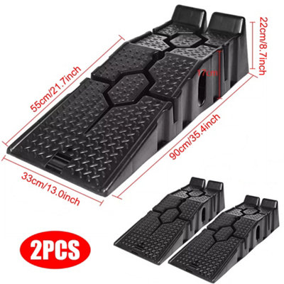 Heavy Duty 5 Ton Low Rise Car & Van Ramps Plastic Strong & Heavy Duty ...