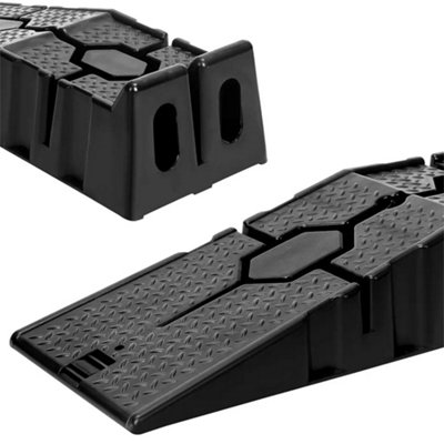 Heavy Duty 5 Ton Low Rise Car & Van Ramps Plastic Strong & Heavy Duty ...