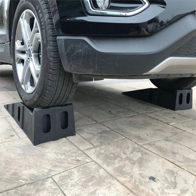 Heavy Duty 5 Ton Plastic Car Lifting Ramps Automotive Vehicle Garage ...