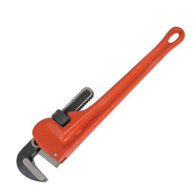 Heavy Duty Adjustable Pipe Wrench 125mm Jaw & 1200mm Length Plumbers DIY Tool