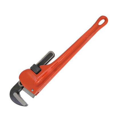 Heavy Duty Adjustable Pipe Wrench 65mm Jaw & 355mm Length Plumbers DIY ...