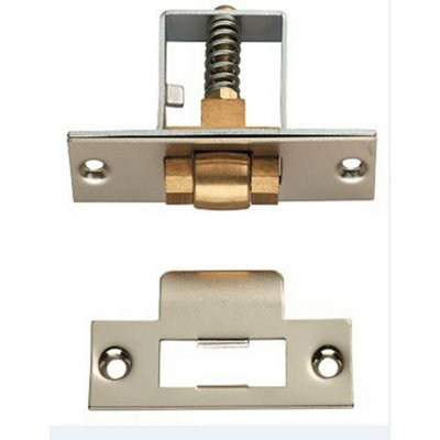 Heavy Duty Adjustable Roller Catch 64mm Fixing Centres Satin Stainless ...