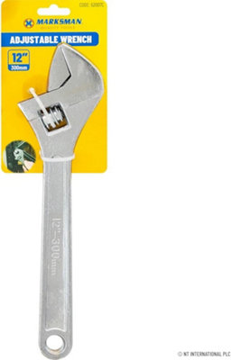 Heavy Duty Adjustable Wrench Spanner Pipe Plumbers Handle Hand Tool 12 Inch